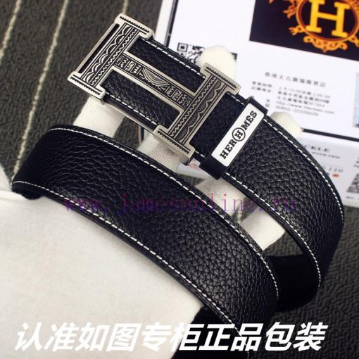 Hermes Her..mes️Identify and receive a punch as a giftMaterial: 100% head layer cowhide belt fy0oankd - Image 5