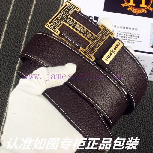 Hermes Her..mes️Identify and receive a punch as a giftMaterial: 100% head layer cowhide belt 0vf4ujlf - Image 2