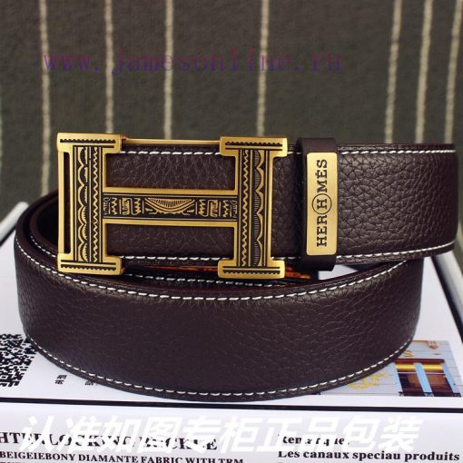 Hermes Her..mes️Identify and receive a punch as a giftMaterial: 100% head layer cowhide belt 0vf4ujlf - Image 3