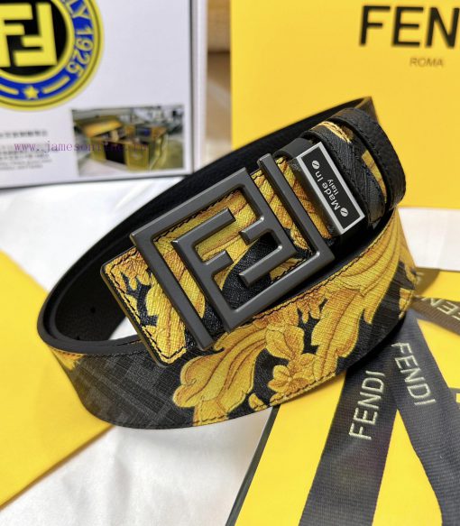 Belt FENDI Fendi ReproductionThe waistband is made of 100% cowhide, ensuring a double-layer n3i0fe5m