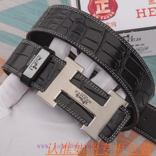 Hermes Belt ️ BeltMaterial: 100% top layer cowhide belt, ensuring genuine leather belt, fine as5svinh - Image 4