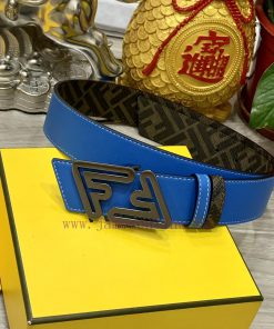 FENDI style with width of 4.0CM, double ring front and back waist belt, FF nail buckle, dual qbykvyn3
