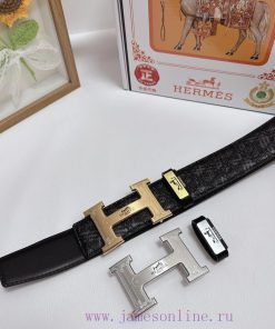 Hermes Hermès  Material: Leather Belt with 100% Head Layer. The leather belt is guaranteed t vstb22uh