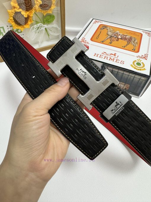 Hermes Hermès  Material: Leather Belt with 100% Head Layer. The leather belt is guaranteed t 3338xcd5 - Image 4