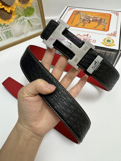 Hermes Hermès  Material: Leather Belt with 100% Head Layer. The leather belt is guaranteed t 3338xcd5 - Image 5