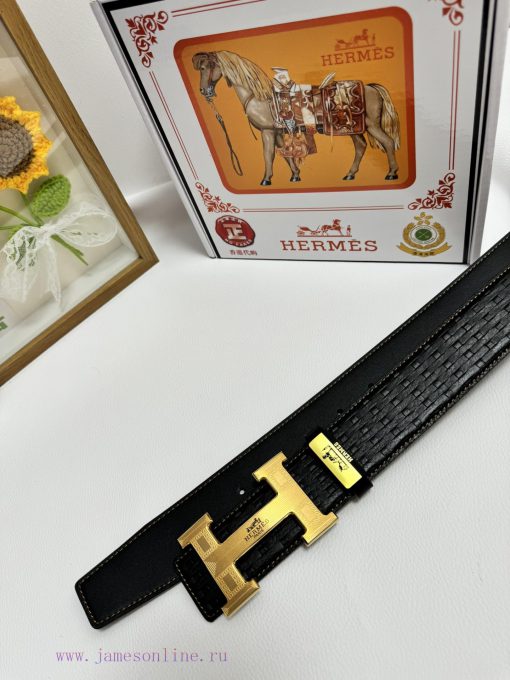 Hermes Hermès  Material: Leather Belt with 100% Head Layer. The leather belt is guaranteed t 5tnc0wy5 - Image 9