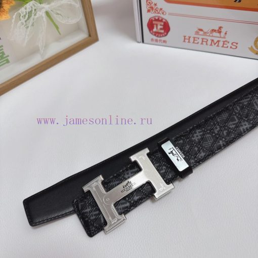 Hermes Hermès  Material: Leather Belt with 100% Head Layer. The leather belt is guaranteed t vstb22uh - Image 9