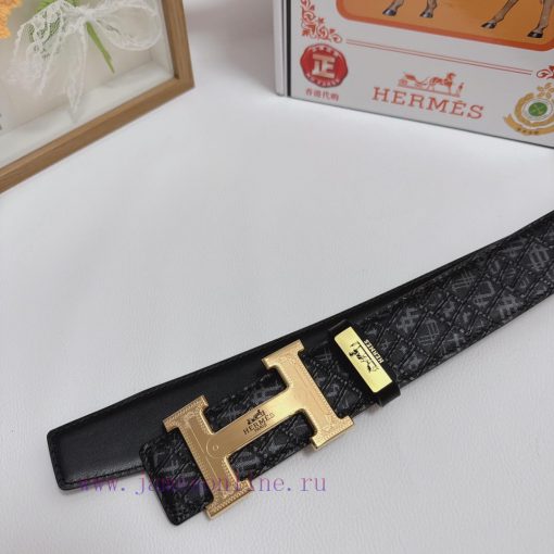 Hermes Hermès  Material: Leather Belt with 100% Head Layer. The leather belt is guaranteed t vstb22uh - Image 10