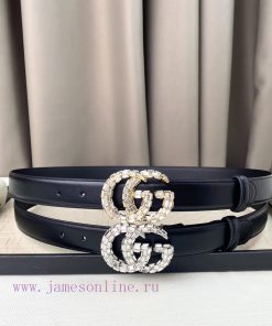 Gucci Spring/Summer New Versatile Style Women's Essential 3cm azoal3px