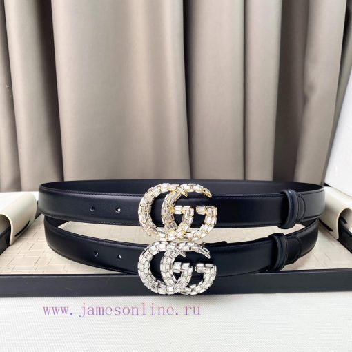Gucci Spring/Summer New Versatile Style Women's Essential 3cm azoal3px
