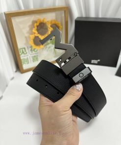 MontblancMaterial: Leather Belt with 100% Head Layer. The leather belt is guaranteed to be g rpr90zba