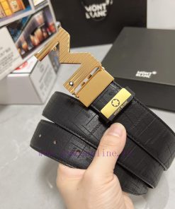 MontblancMaterial: Leather Belt with 100% Head Layer. The leather belt is guaranteed to be g fb6wuqje