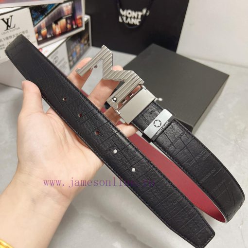 MontblancMaterial: Leather Belt with 100% Head Layer. The leather belt is guaranteed to be g e7l2jkql - Image 8