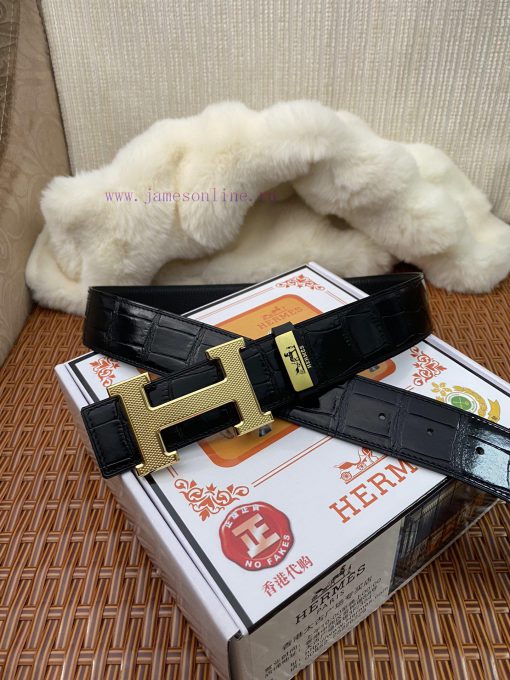 Hermes Hermès Material: Leather Belt with 100% Head Layer. The leather belt is guaranteed to z7enqi28 - Image 3
