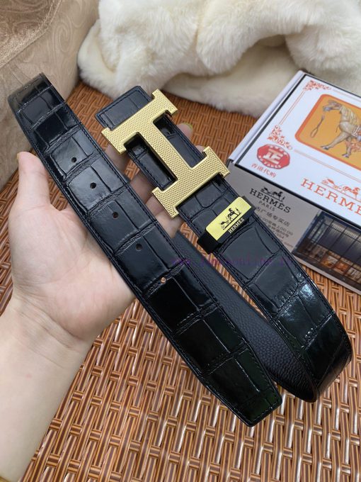 Hermes Hermès Material: Leather Belt with 100% Head Layer. The leather belt is guaranteed to z7enqi28 - Image 6