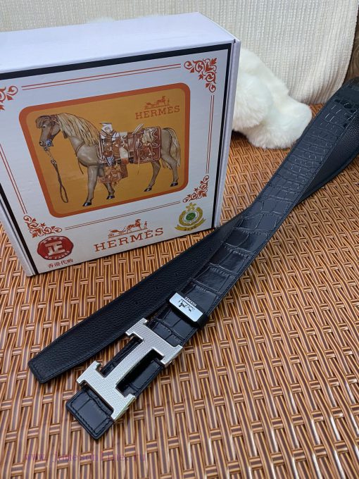 Hermes Hermès Material: Leather Belt with 100% Head Layer. The leather belt is guaranteed to 4jialmml - Image 9