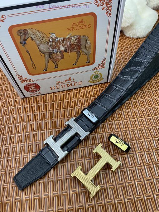 Hermes Hermès Material: Leather Belt with 100% Head Layer. The leather belt is guaranteed to z7enqi28 - Image 10