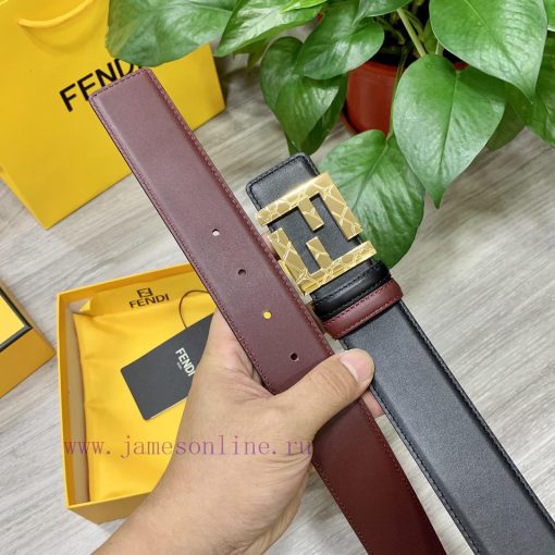 Comes with a complete gift boxFENDL 40MM wide double-sided original calf leather with a sing z1tau794 - Image 9