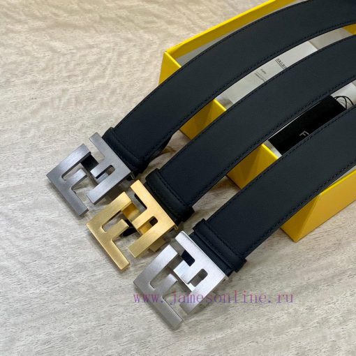 FENDL 40MM wide double-sided original calf leather with a single ruthenium palladium plated k9il3gn2 - Image 10