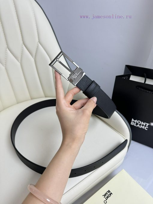 Montblanc is 3.5cm wide and features a premium needle buckle made of top layer cowhide, allo auk8a5rh - Image 2