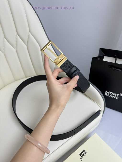Montblanc is 3.5cm wide and features a premium needle buckle made of top layer cowhide, allo z7chm83r