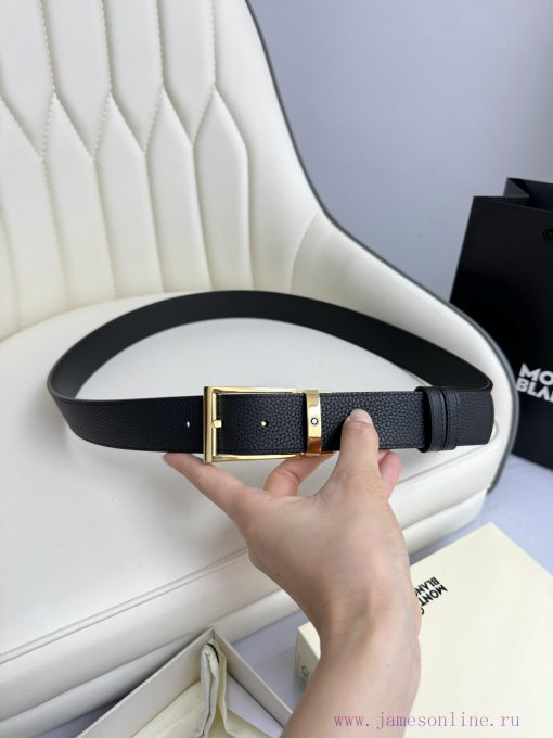 Montblanc is 3.5cm wide and features a premium needle buckle made of top layer cowhide, allo z7chm83r - Image 9