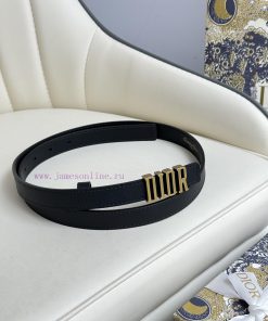Dior 2.0cm belt with double-sided original cowhide and CD signature buckle 9dtn5b47