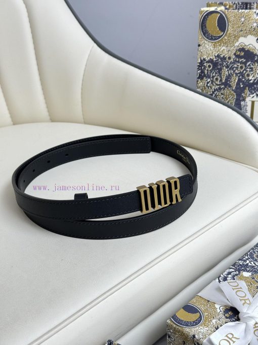 Dior 2.0cm belt with double-sided original cowhide and CD signature buckle 9dtn5b47