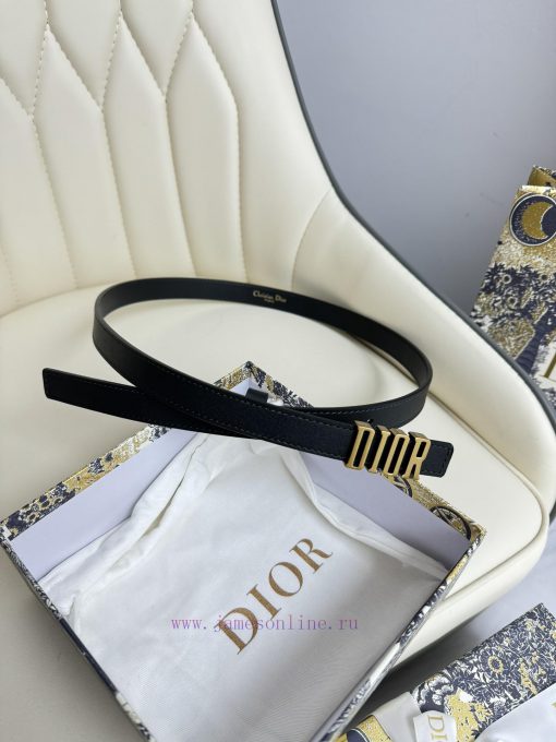Dior 2.0cm belt with double-sided original cowhide and CD signature buckle 9dtn5b47 - Image 3