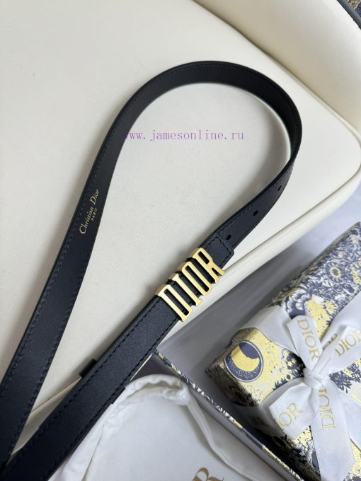 Dior 2.0cm belt with double-sided original cowhide and CD signature buckle 9dtn5b47 - Image 5
