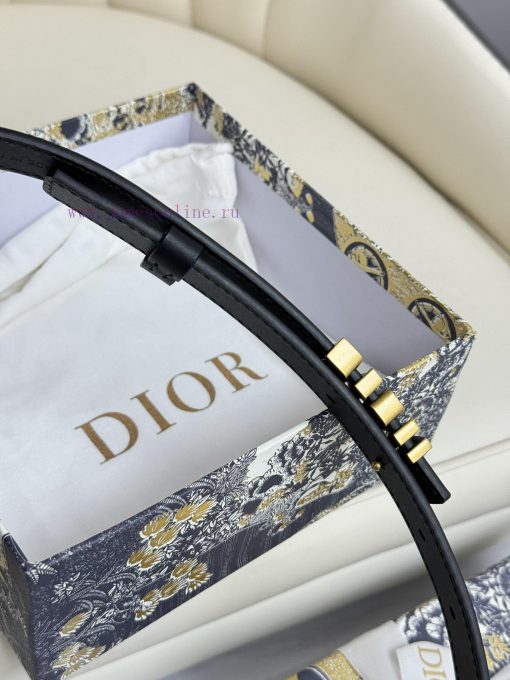 Dior 2.0cm belt with double-sided original cowhide and CD signature buckle 9dtn5b47 - Image 9