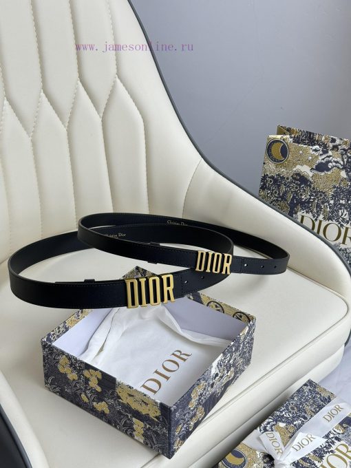 Dior 3.0cm belt with double-sided original cowhide and CD signature buckle 9okbi9jq - Image 10