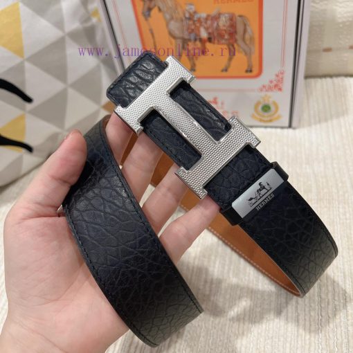 Hermes Hermès Material: Leather Belt with 100% Head Layer. The leather belt is guaranteed to z0sm3jt9 - Image 4