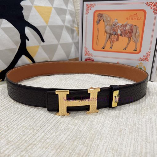 Hermes Hermès Material: Leather Belt with 100% Head Layer. The leather belt is guaranteed to z0sm3jt9 - Image 5