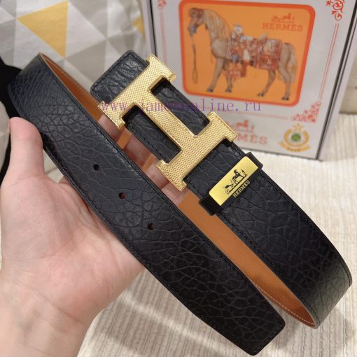 Hermes Hermès Material: Leather Belt with 100% Head Layer. The leather belt is guaranteed to z0sm3jt9 - Image 9