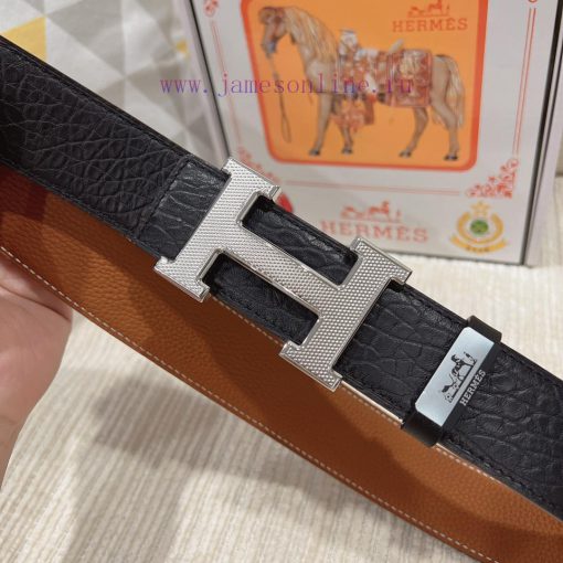 Hermes Hermès Material: Leather Belt with 100% Head Layer. The leather belt is guaranteed to ecqzkc3l - Image 5