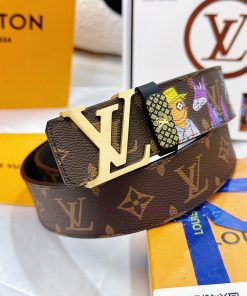 Belt LV Louis Vuitton's top tier replicaThe waistband is made of 100% cowhide, ensuring a ma mwj89ghk