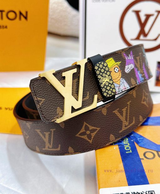 Belt LV Louis Vuitton's top tier replicaThe waistband is made of 100% cowhide, ensuring a ma ph6w1sfz - Image 5