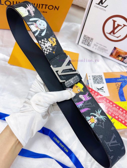 Belt LV Louis Vuitton's top tier replicaThe waistband is made of 100% cowhide, ensuring a ma u2jg0dvg - Image 6