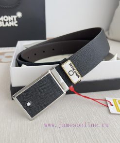 Montblanc Montblanc ️ Belt and beltBuckle, new original classic boutique two-color buckle, p kt8dci6s