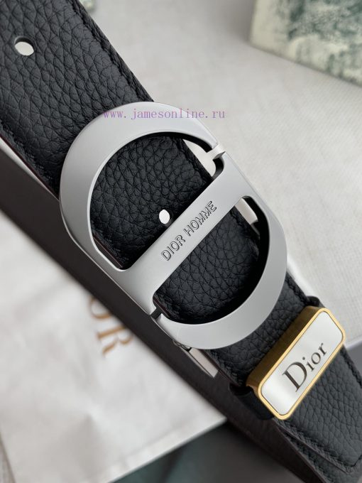 Dior Dior.️Buckle, original classic buckle, photographed in real life, top layer cowhideThe mcsqz2gg - Image 4