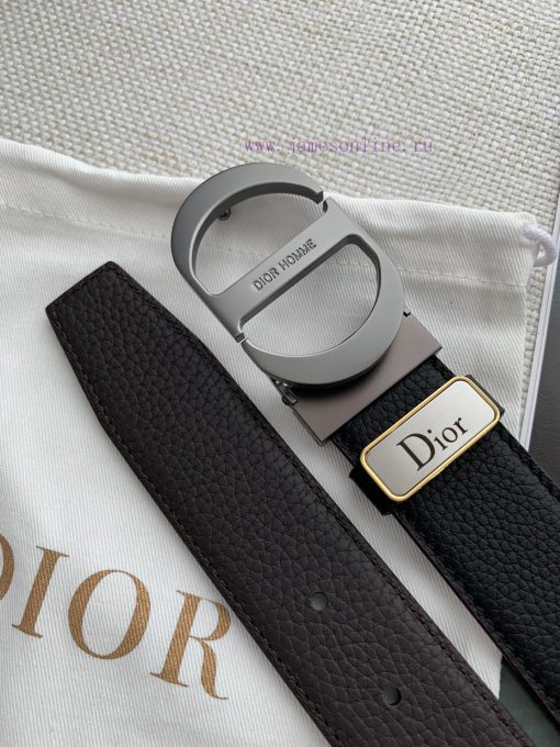 Dior Dior.️Buckle, original classic buckle, photographed in real life, top layer cowhideThe u72x75le - Image 8