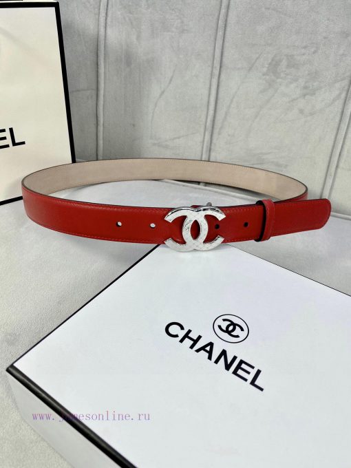 Width 3.0cm Chanel imported calf leather lining original frosted bottom, decorated with gold ib1iczt8 - Image 2