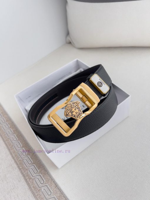 Versace Versace. ️ Belt and belt automatic beltAutomatic belt, classic head buckle made of p fj02l3y5 - Image 2