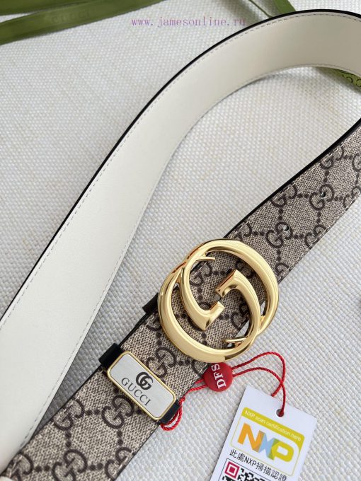 Gucci Gucci Belt ️ BeltHanging buckle, pure steel material buckle head, top layer cowhide, p zgp86aln - Image 5