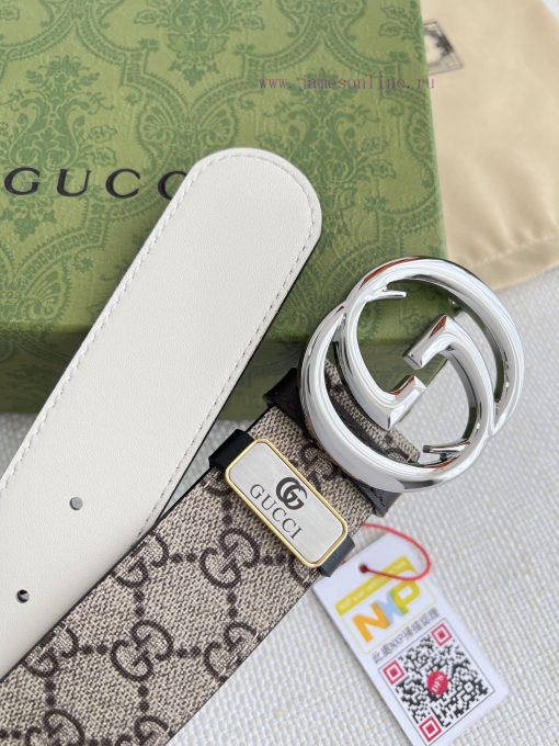 Gucci Gucci Belt ️ BeltHanging buckle, pure steel material buckle head, top layer cowhide, p axabofoy - Image 7