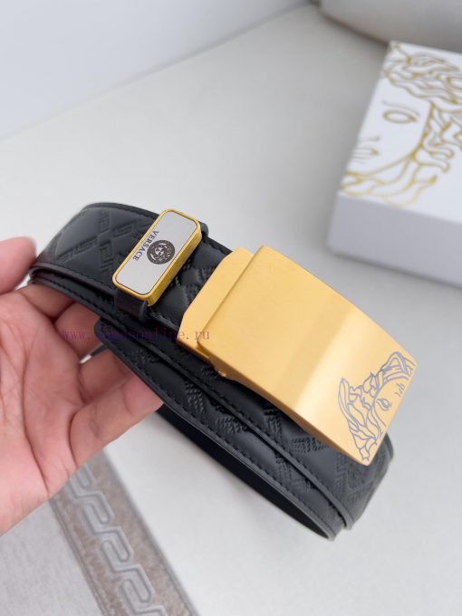 Versace Versace. ️ Belt and belt automatic beltAutomatic belt, classic head buckle made of p otnkogix - Image 3