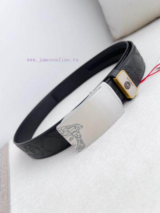 Versace Versace. ️ Belt and belt automatic beltAutomatic belt, classic head buckle made of p ndqs295o - Image 4