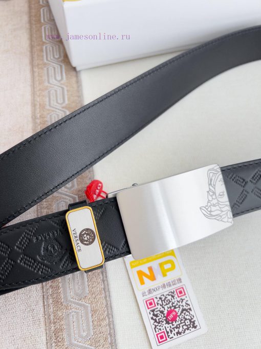 Versace Versace. ️ Belt and belt automatic beltAutomatic belt, classic head buckle made of p ndqs295o - Image 5