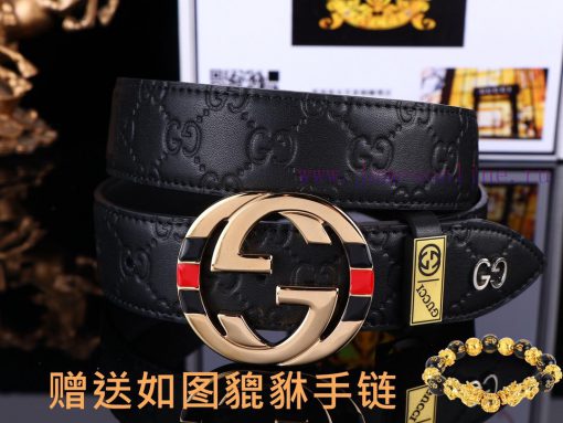 Belt Gucci GucciBelt recognition, complimentary punchThe material is 100% top layer cowhide, skwk6g75 - Image 2